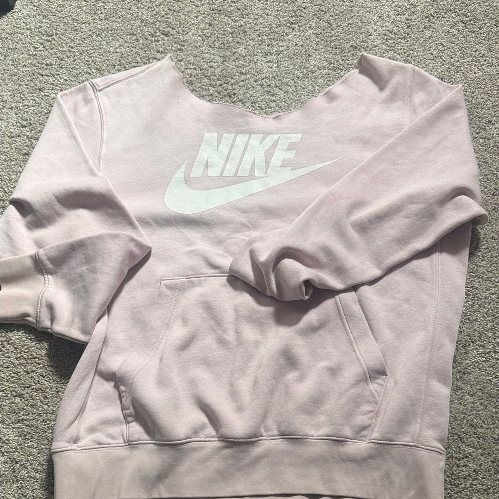 Nike Women's Light Pink Hoodie